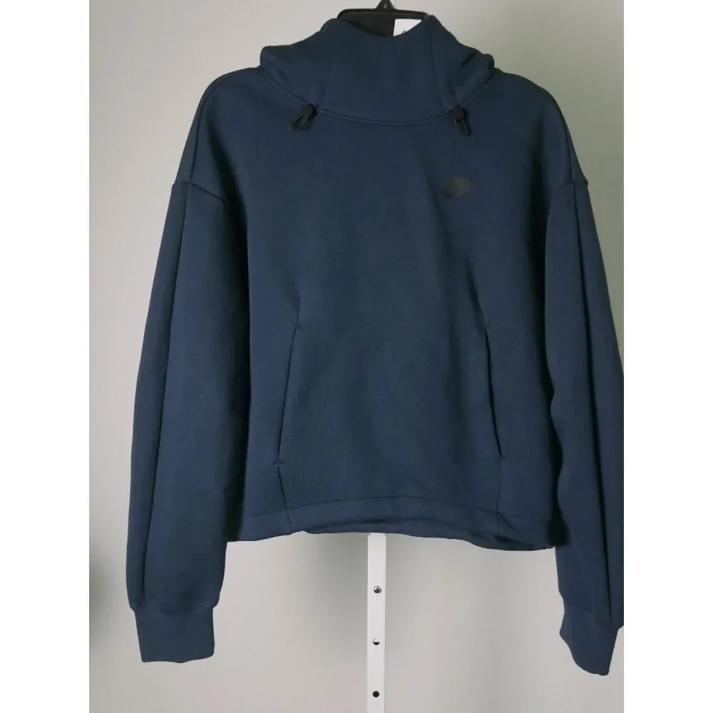 Nike Women's Sportswear Tech Fleece Oversized Hoodie Armony Navy XS